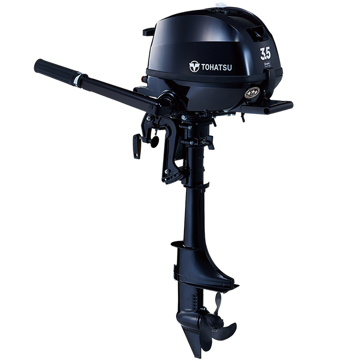 Tohatsu MFS3.5B S : 3.5HP 4STR, Short Shaft, Integral Tank