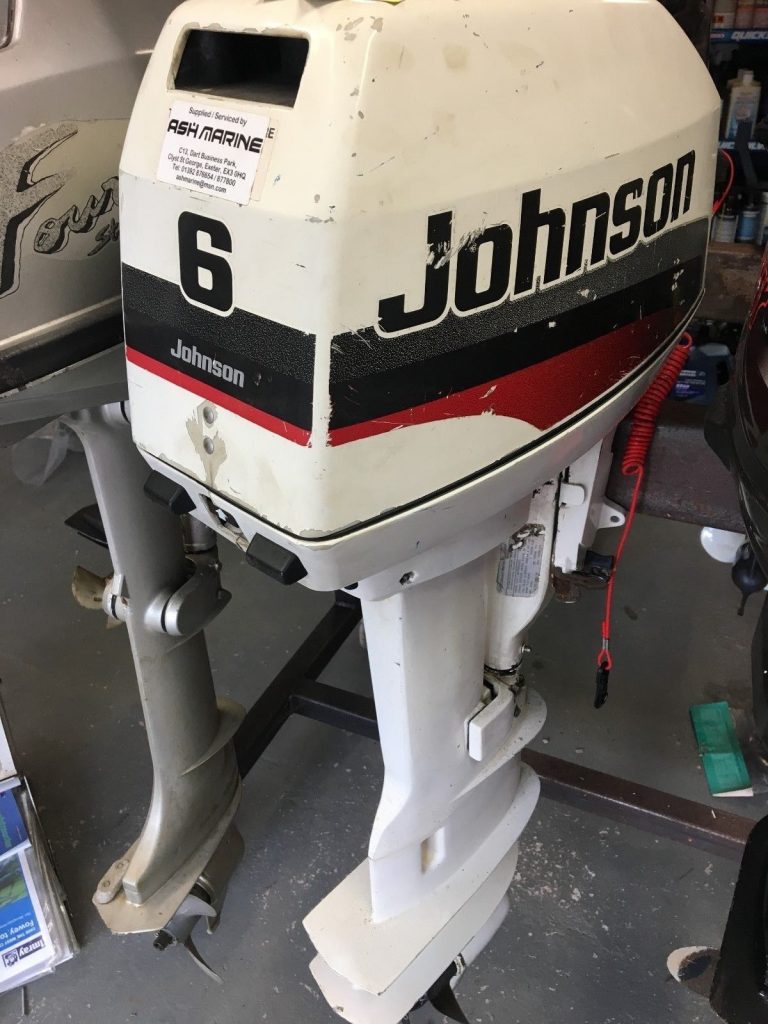 Johnson 6hp 2 stroke long Shaft Outboard Engine SOLD - Image 2