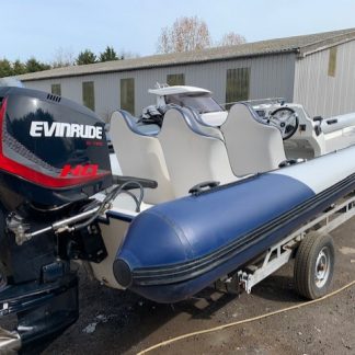 Phamton Evolution Sports Rib with Evinrude Etec 250HP SOLD