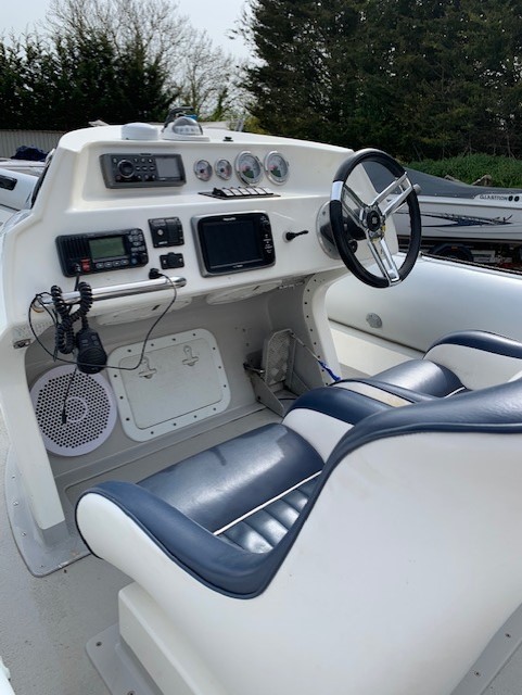 Phamton Evolution Sports Rib with Evinrude Etec 250HP SOLD - Image 2