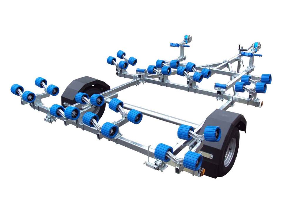 Extreme 750kg Double Jetski Galvanised Trailer.