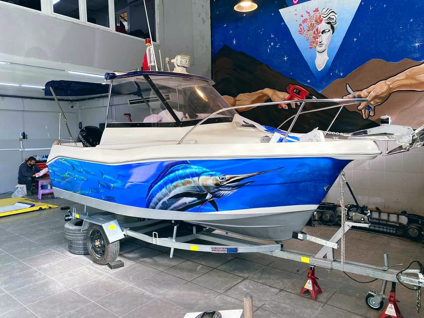 Spectrum 480P with Tohatsu MFS60