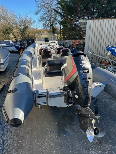 RING 21 (6.5) RIB EVINRUDE ETEC 150 AND TRAILER SOLD - Image 3