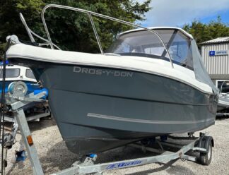 Used Spectrum 480P with Tohatsu MFS50 and trailer SOLD