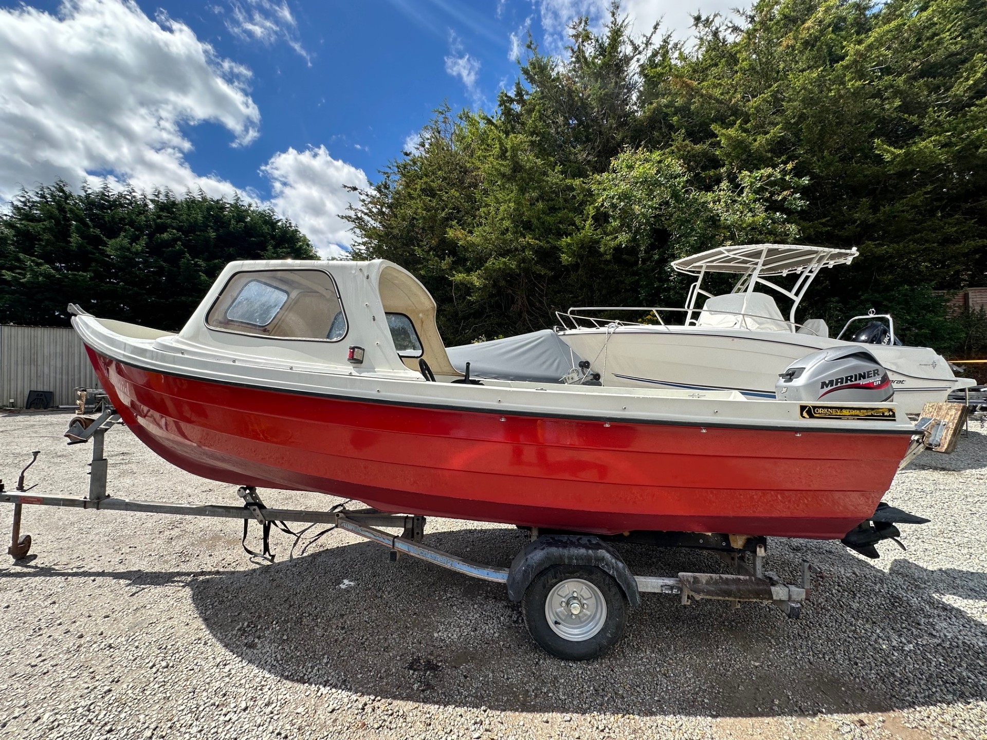 ORKNEY STRIKELINER 16 WITH MARINER MFS 30HP SOLD