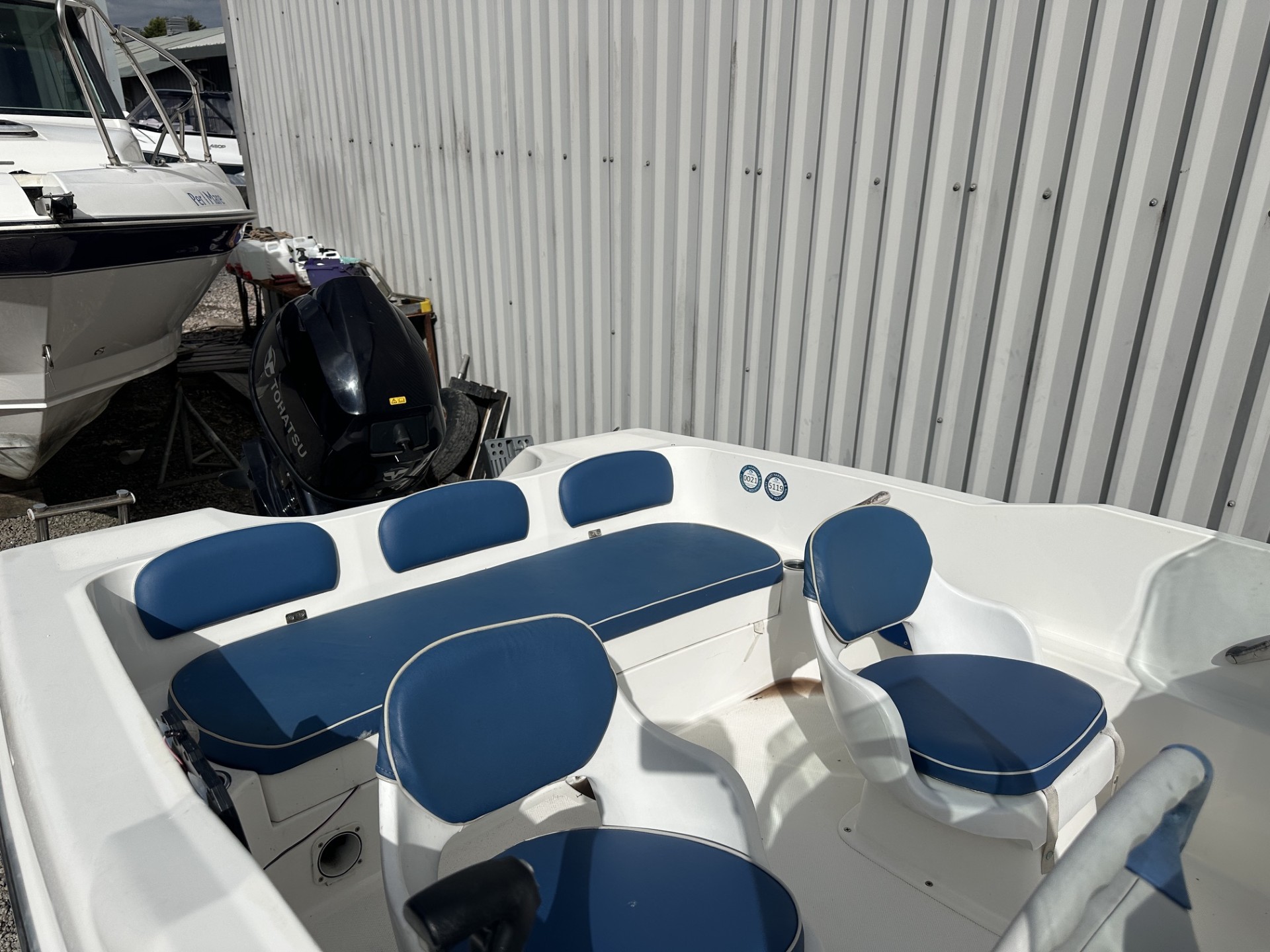 Olympic 400DC with 2023 Tohatsu 30hp 20hrs - Image 4